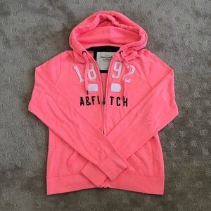 Pink Abercrombie and Fitch Hoodie